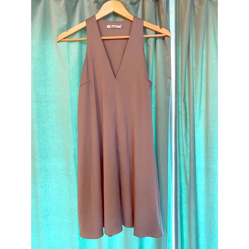 Silk a-line dress